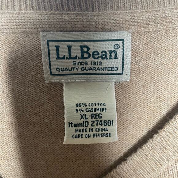 L.L Bean Mens Pullover Sweater Size XL-Reg - Picture 2 of 4